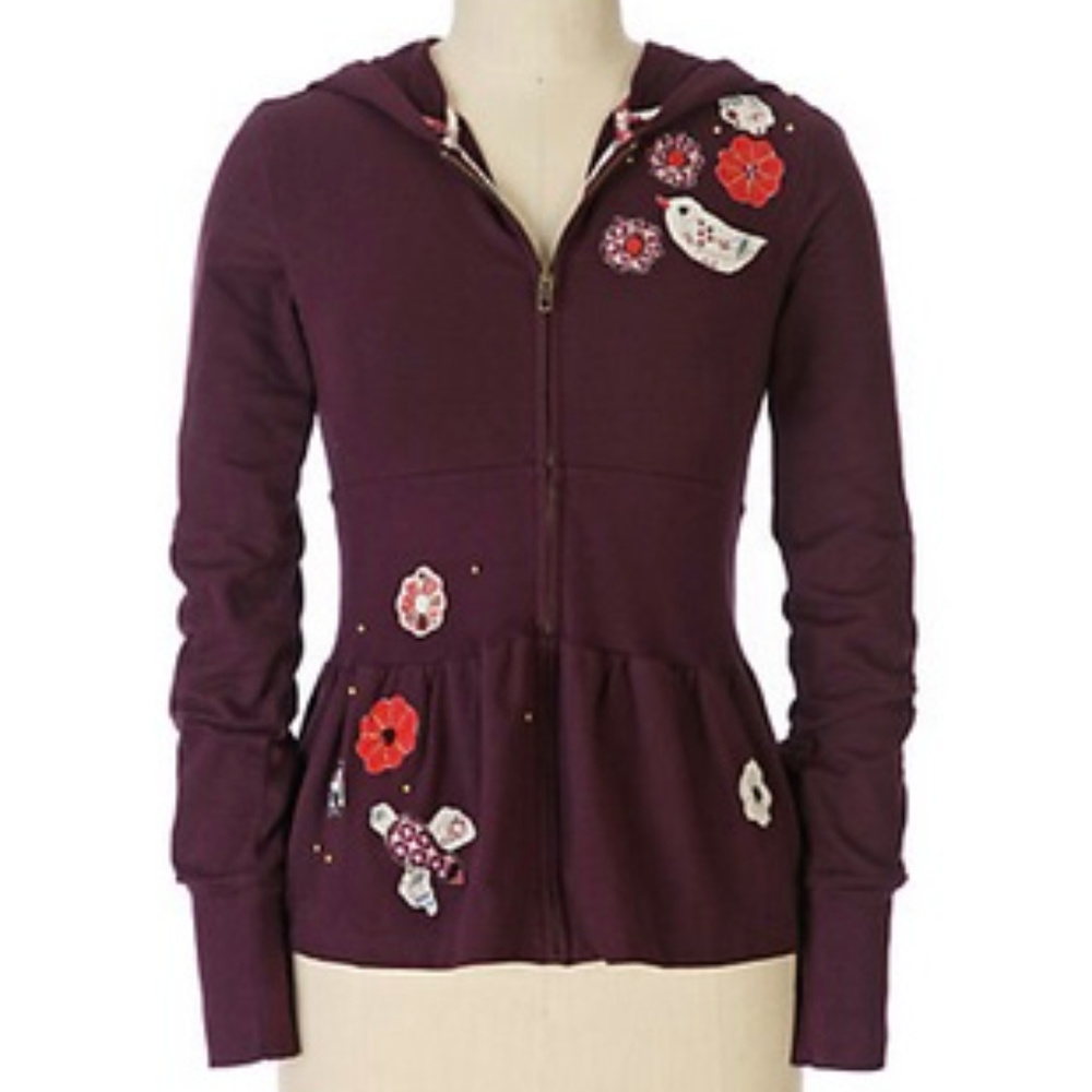 COPY - Anthro Saturday Sunday Magic Birdseed Sweatshirt M